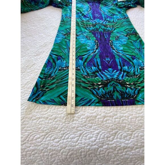 Laundry by Shelli Segal Boho Chic Resort Wear Maximalist Statement Dress Size 12 - Picture 10 of 10